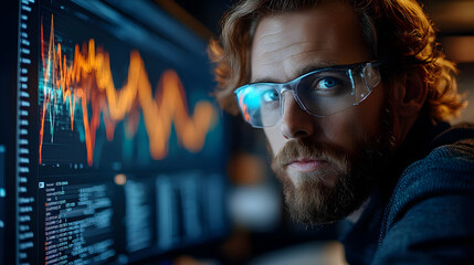 Focused Software Engineer  Photo -  Computer Science, Programming, Software Development, Technology, Coding, Developer, Engineer, IT, Laptop, Work