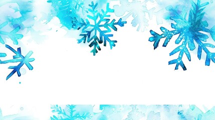 Wall Mural - Snowflakes