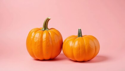 Canvas Print -  Autumn harvest vibes with these vibrant pumpkins