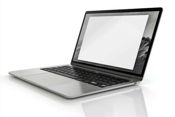 Laptop Mockup on Isolated white background created with Generative AI