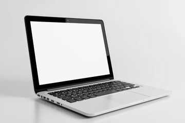Laptop Mockup on Isolated white background created with Generative AI
