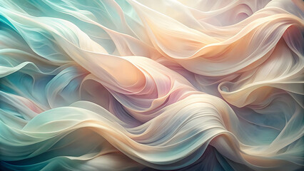 Wall Mural - Soft abstract texture with delicate, flowing forms , delicate, abstract, soft, background, pattern, texture, gentle, flowing