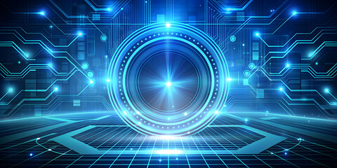 Futuristic digital abstract background with technology elements, futuristic, digital, abstract, background, technology, modern