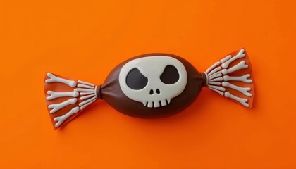 Poster -  Fishy Halloween fun with a skeleton twist