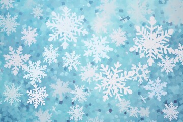 Sticker - Abstract snowflakes pattern backgrounds celebration decoration.