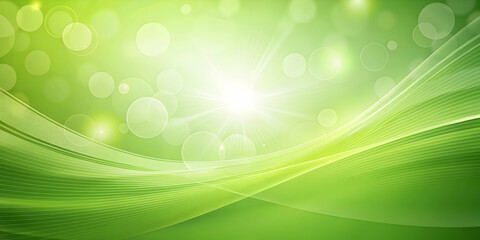 Wall Mural - Abstract green background with soft gradient effect , background, green, abstract, texture, design, pattern, backdrop