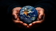 © Jatuporn - earth in human hands, the concept of protecting the environment and the earth