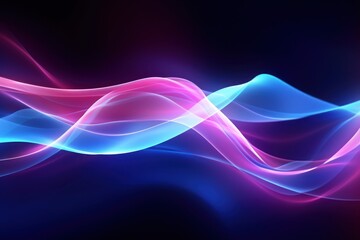 Poster - Abstract futuristic background light backgrounds glowing.