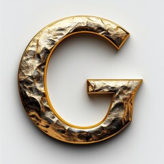 Sticker - Golden Letter G.