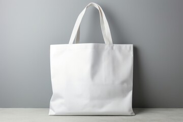 Wall Mural - Bag handbag white gray.