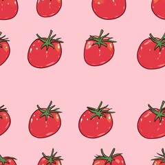 Poster - Tomato Pattern.