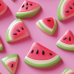 Sticker - Watermelon Pattern.