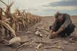 © Rawpixel.com - A farmer confronts the aftermath of a harsh drought outdoors nature field.