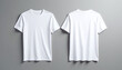 © Mr.Pancho Store - two white t - shirts hanging on a wall stock photo