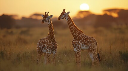 portrait of a giraffe in the wild