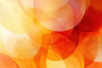 Fototapete - Bright circles in warm shades of orange and yellow create a vibrant abstract pattern, evoking energy and warmth in a dynamic visual display