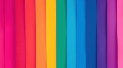 Canvas Print - vibrant rainbow spectrum, a bold and saturated gradient backdrop that captivates attention and enhan
