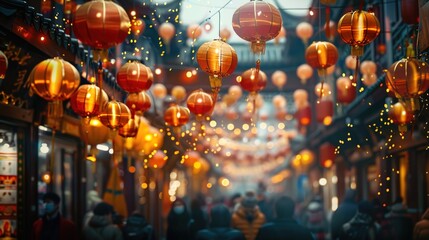 Chinese new year lantern wallpaper