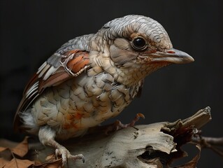 Poster - Close-Up of a Small Bird Perched on a Branch