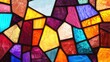 © crazyass - Vibrant Stained Glass Art, intricate patterns and textures, a kaleidoscope of colors reflecting light, ideal for digital creations and artistic inspiration.