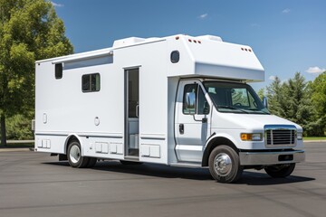 Canvas Print - Vehicle truck road van.