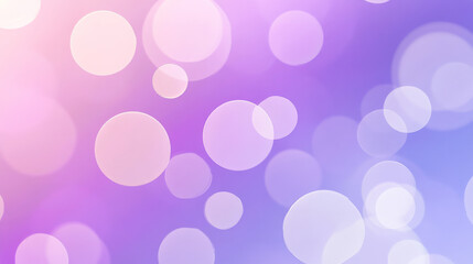 Poster - Gradient from soft purple to light lavender, with simple circles in varying sizes and subtle opacities creating an abstract minimalist design.