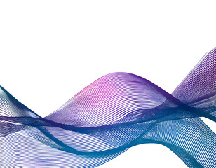 Wall Mural - Modern abstract glowing wave background. Dynamic flowing wave lines design element. Futurist. Generative AI.