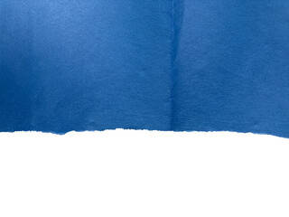 Torn blue paper background ,transparent PNG