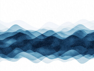 Wall Mural - A colorful wave pattern with purple and blue colors