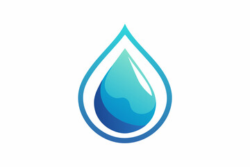 Canvas Print - Water drop Logo Template vector illustration desig