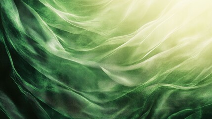 A textured green abstract background with flowing lines and subtle shadows, offering a modern, natural look.