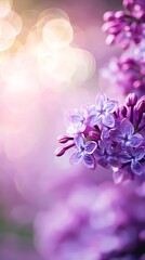 Sticker -  A tight shot of a flower cluster with indistinctive backdrop lights and a soft blur of background illumination