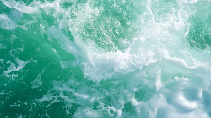  A large body of water with waves constantly rising and falling at the surface