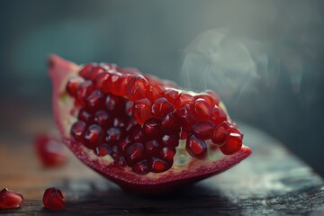 A pomegranate piece