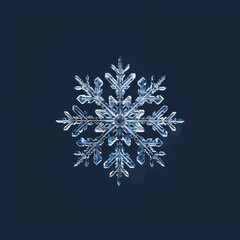 Sticker - An isolated snowflake chandelier decoration intricate.