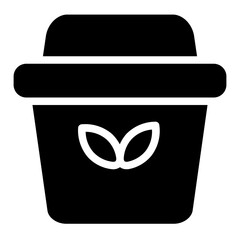 Sticker - Cereal Flour Food Glyph Icon