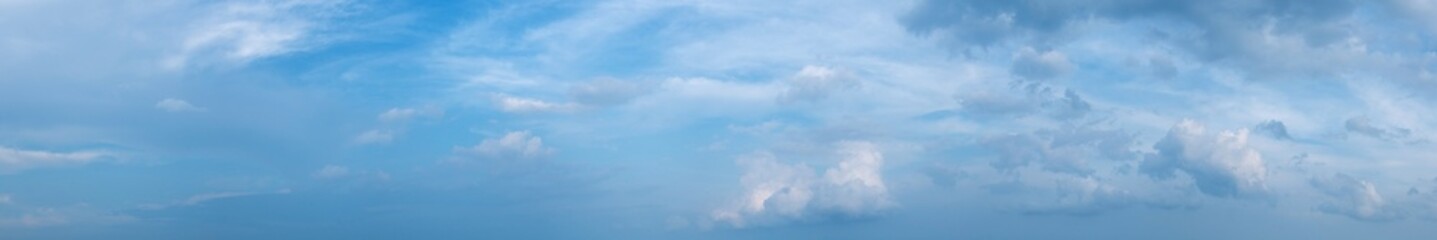 Wall Mural - Panoramic sky on a sunny day.