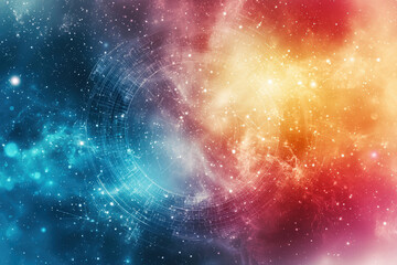 galactic blueprints reveal universes secrets, showcasing stunning blend of colors and cosmic element