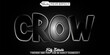 © Anka Design - Black Crow Vector Editable Text Effect Template