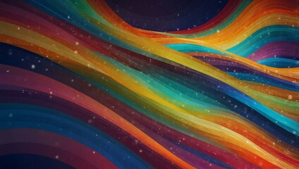 Poster - Colorful wave abstract background.