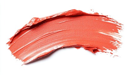 Bright Coral Lipstick Swatch