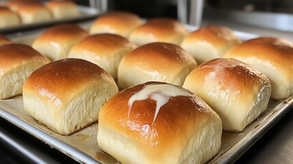 Wall Mural - Freshly Baked Dinner Rolls