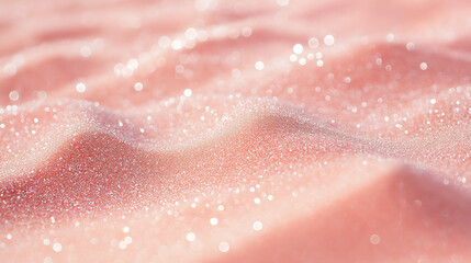 Poster - Abstract light pink background with beautiful bokeh and glittering particles
