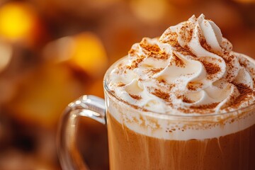 Wall Mural - Pumpkin Spice Latte