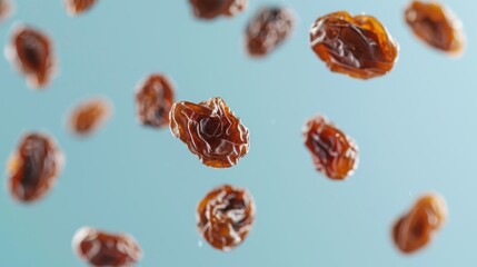 Raisin grain closeup view