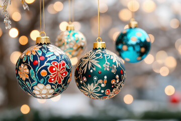 Poster - Christmas Ornaments