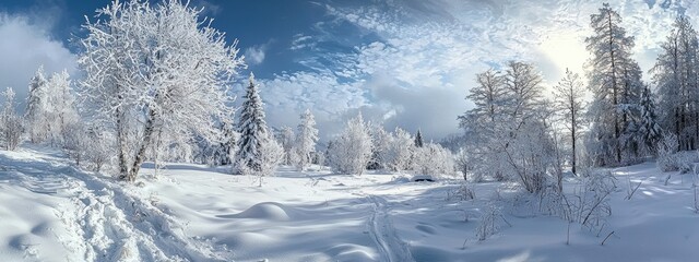 beautiful winter nature. Selective focus