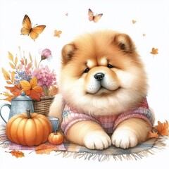 Wall Mural - Chow Chow