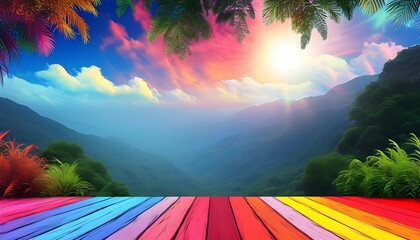 vibrant abstract design for full color screen background