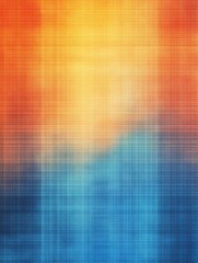Wall Mural - a captivating abstract background featuring a vibrant gradient of red, orange, yellow, and blue hues